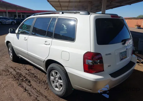 2006 Toyota Highlander V6 from USA, damaged, VIN JTEGP21A860110005
